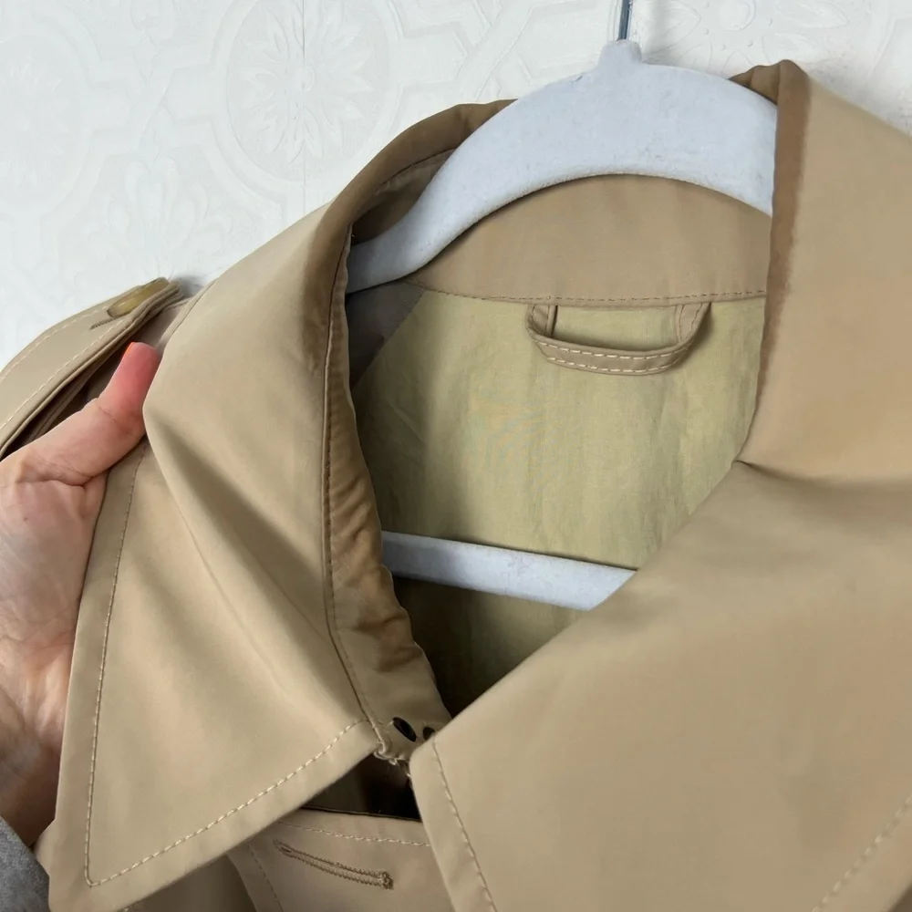 Gucci Mens Trenchcoat Sand Tan Coat Neutrals Flawed‎ Designer Peacoat